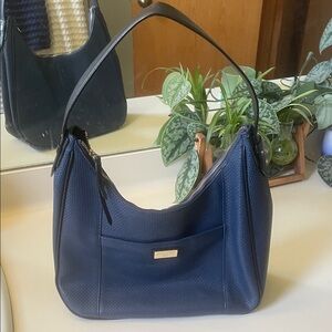 Cole Haan Navy Hobo Bag